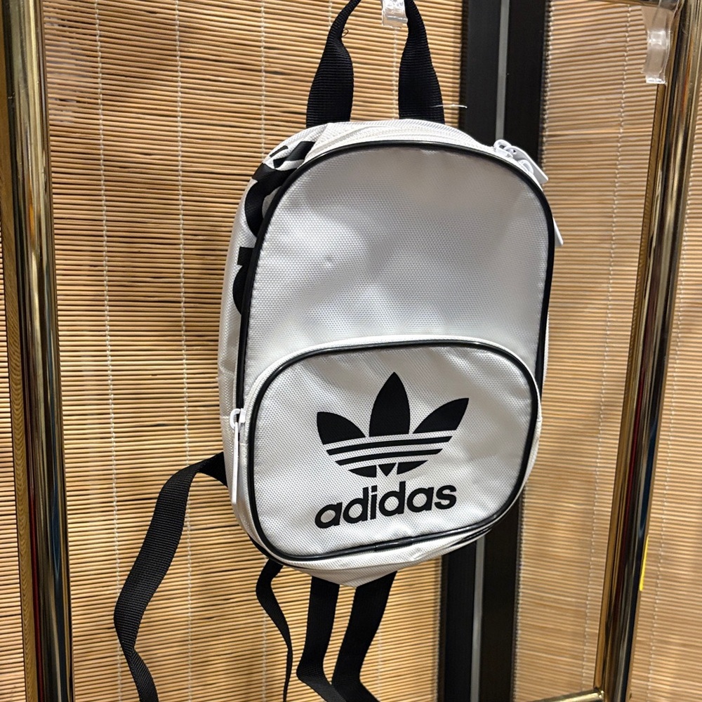 Adidas White and Black Men's Backpack